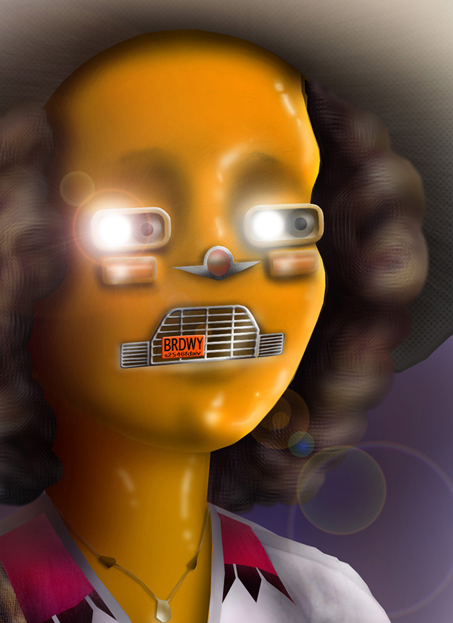 Jodie Fosterの似顔絵