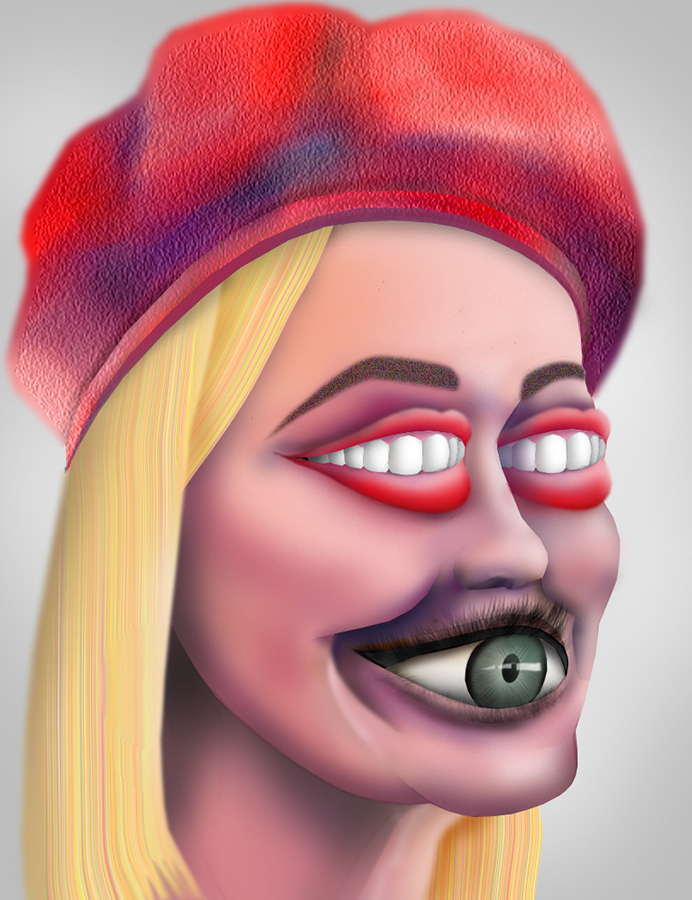 Katy Perryの似顔絵