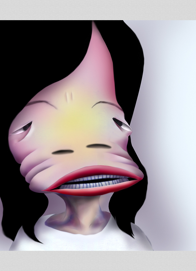 大久保佳代子の似顔絵