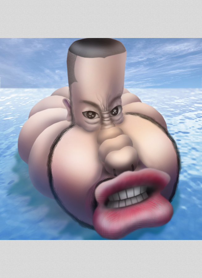 ケンドーコバヤシの似顔絵