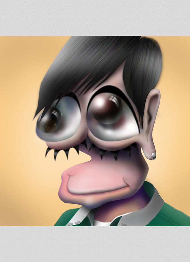 小池百合子の似顔絵