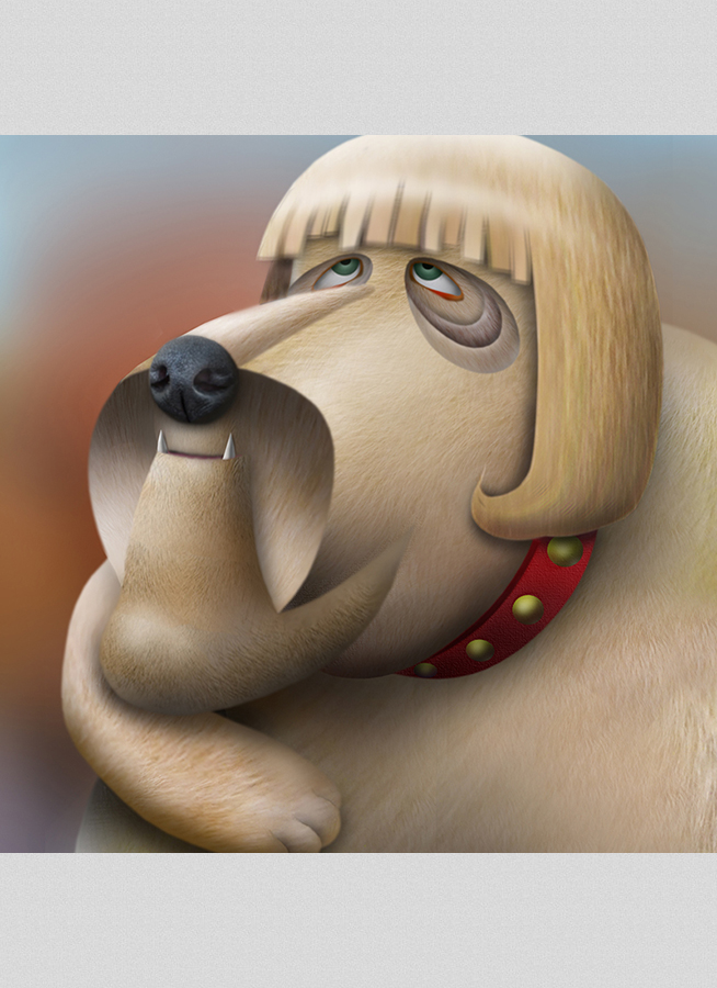 Angela Merkelの似顔絵