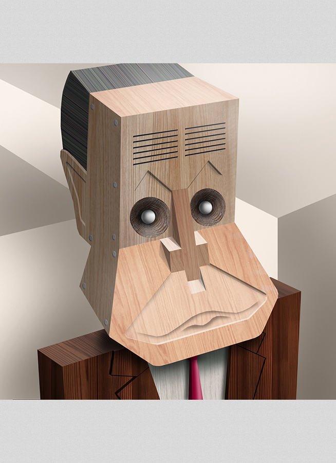 森喜朗の似顔絵