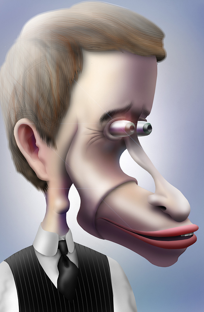 Eddie Redmayneの似顔絵