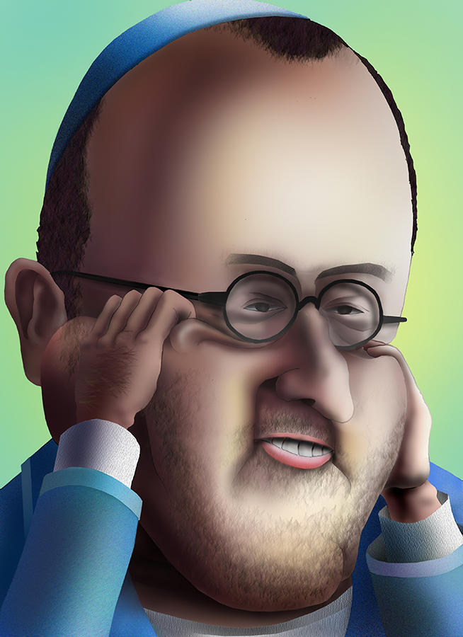 Jean Renoの似顔絵