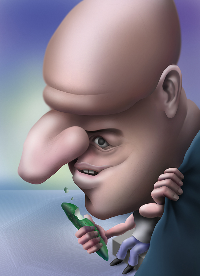 Telly Savalasの似顔絵