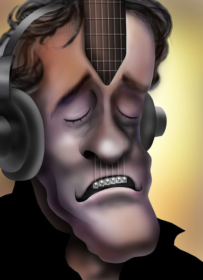 Bruce Springsteenの似顔絵