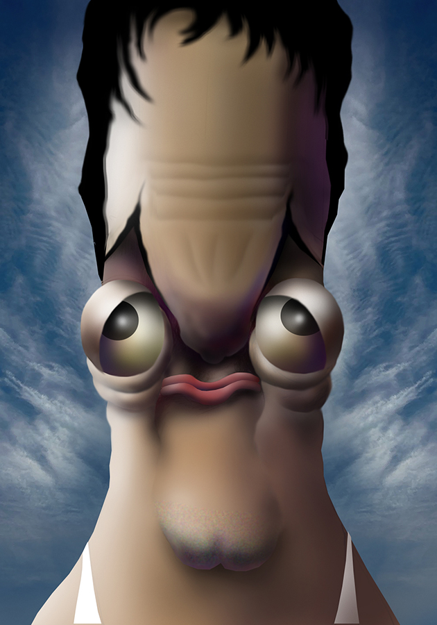 Sylvester Stalloneの似顔絵