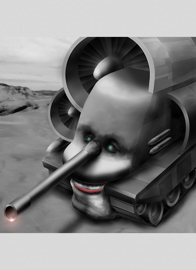 Margaret Thatcherの似顔絵