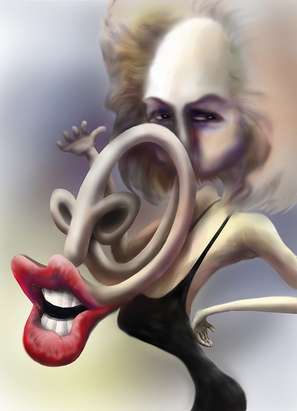 Tina Turnerの似顔絵