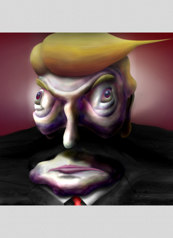Donald Trumpの似顔絵