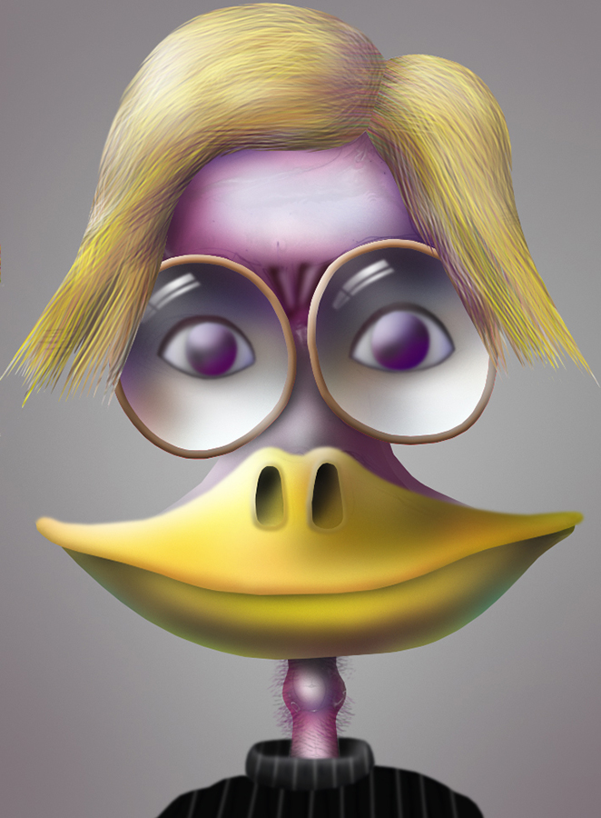 Andy Warholの似顔絵