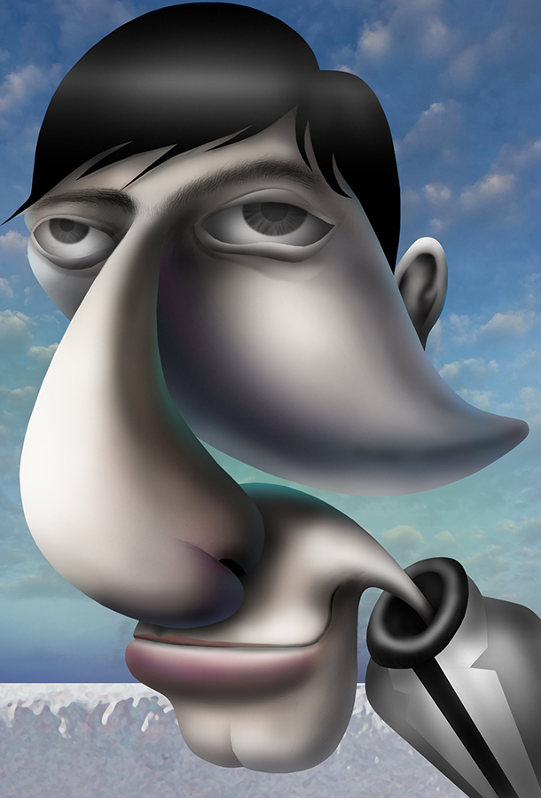 Charles Wattsの似顔絵